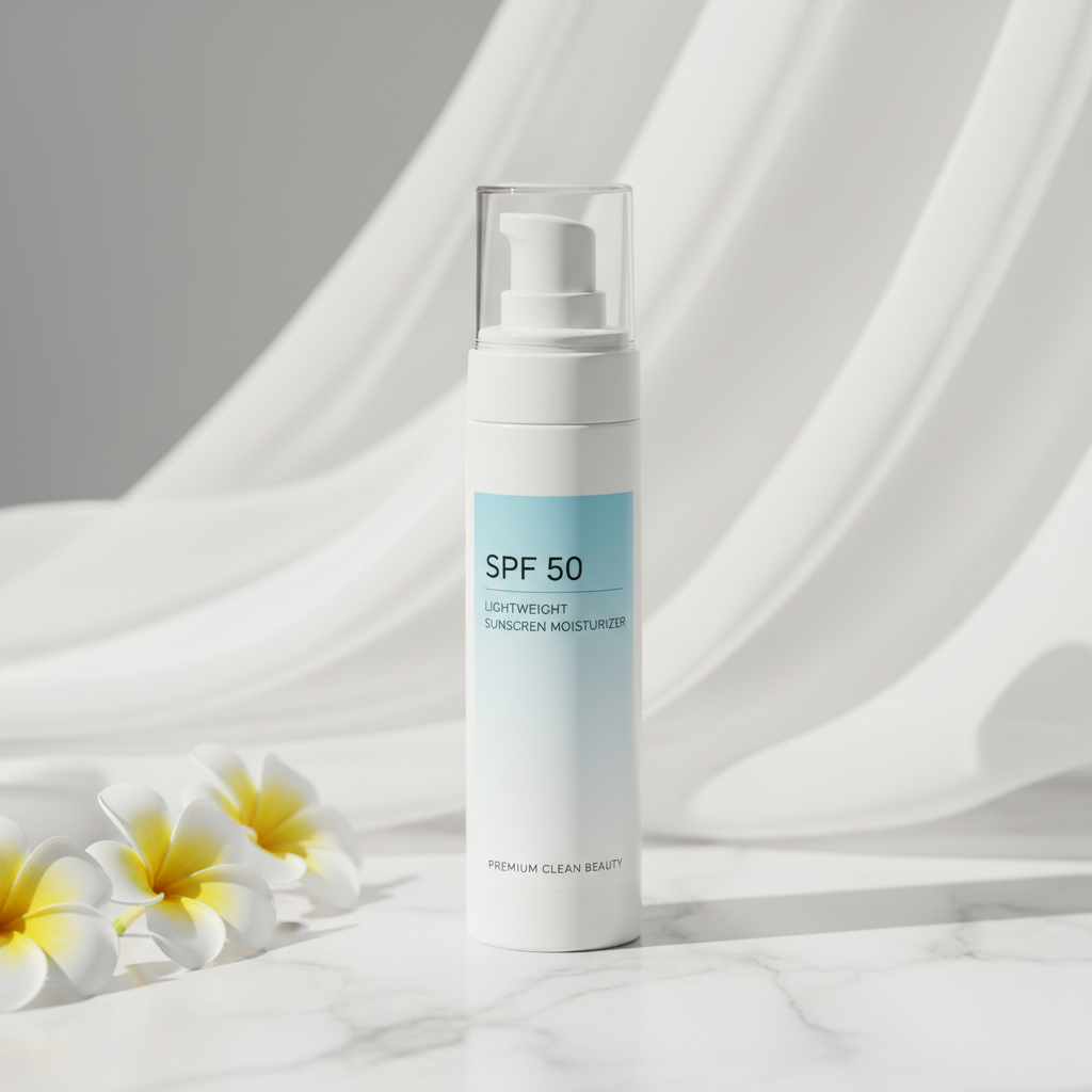 SPF 50 Lightweight Sunscreen Moisturizer by Minimal and Luxe